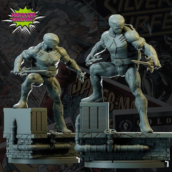 Raphael ranger, TMNT, Power Rangers, RPG Resin 3D Printed, Hardcore Miniatures, Marvel Crisis Protocol, 35mm, 40mm, 70mm or 1/16th