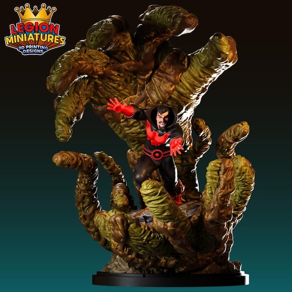 Black Tom, Marvel, RPG Resin Model Kit, 3D Printed, Highly detailed, By Legion miniatures Sculpts, 35mm, 40mm, 75mm
