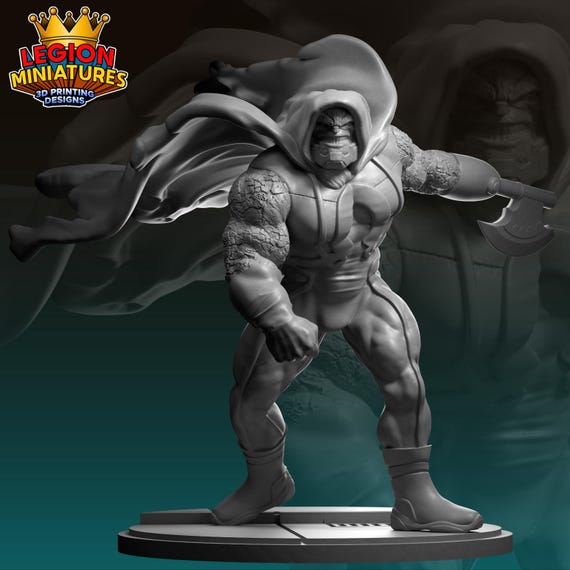 Absolute Darkseid, DC, RPG Resin Model Kit, 3D Printed, Highly detailed, By Legion miniatures Sculpts, 35mm, 40mm, 75mm or 1/16th