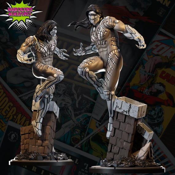 Darkness, Marvel, RPG Resin 3D Printed, Hardcore Miniatures, Marvel Crisis Protocol, 35mm, 40mm, 70mm or 1/16th