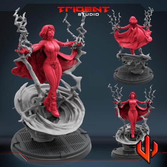Storm 2000 X-Men, Marvel RPG Resin Model Kit, 3D Printed, Highly detailed, By Trident Studios, Marvel Crisis Protocol, 40mm or 70mm