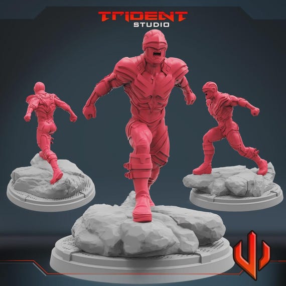 Cyclops, Phoenix Force, X-Men Marvel RPG Resin 3D Printed, Legion Miniatures, Marvel Crisis Protocol, 35mm, 40mm, 70mm or 1/16th