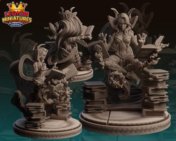 Clea Strange, Marvel RPG Resin Model Kit, 3D Printed, Highly detailed, By Legion miniatures Sculpts, 40mm or 75mm