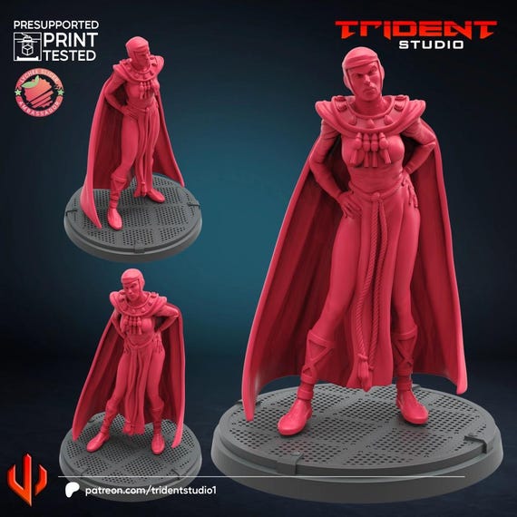 Mother Superior, Marvel RPG Resin Model Kit, 3D Printed, Highly detailed, By Trident Studios, Marvel Crisis Protocol, 40mm or 70mm
