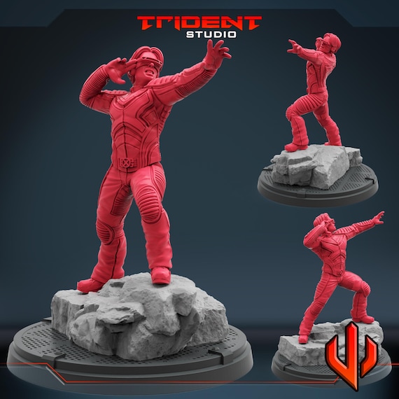 Cyclops 2000 X-Men, Marvel RPG Resin Model Kit, 3D Printed, Highly detailed, By Trident Studios, Marvel Crisis Protocol, 40mm or 70mm