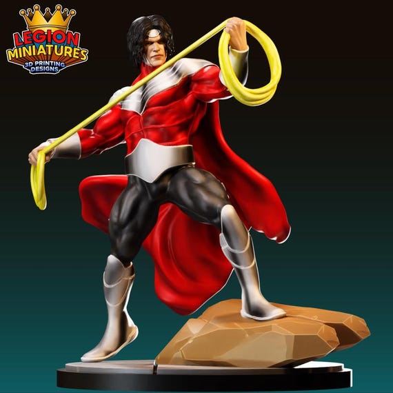 Wonder Man, DC RPG Resin 3D Printed, Legion Miniatures, Marvel Crisis Protocol, 35mm, 40mm, 75mm or 1/16th
