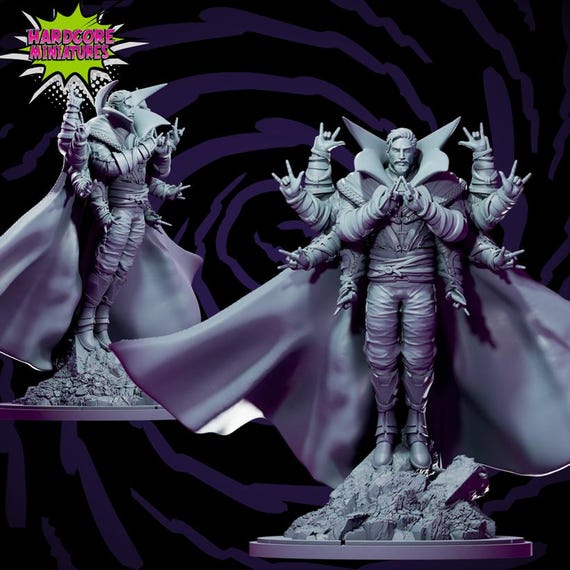 Doctor Strange Marvel Rivals, RPG Resin 3D Printed, Hardcore Miniatures, Marvel Crisis Protocol, 35mm, 40mm, 70mm or 1/16th