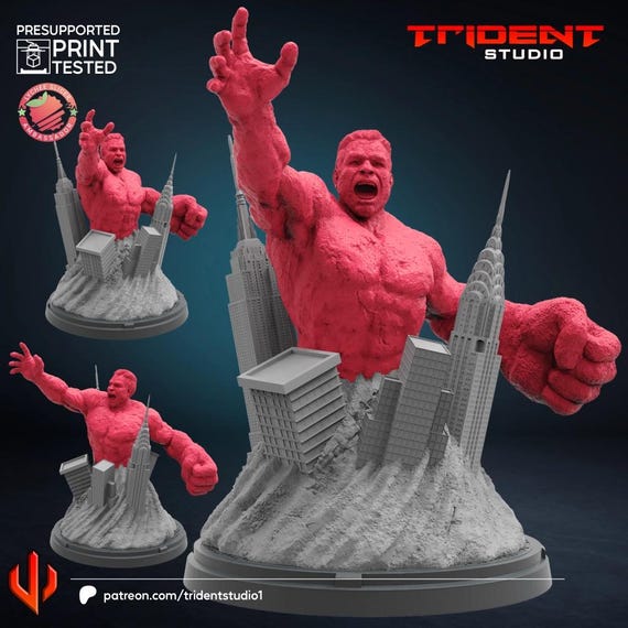 Sandman & Accessories, Marvel RPG Resin Model Kit, 3D Printed, Highly detailed, By Trident Studios, Marvel Crisis Protocol, 40mm or 70mm