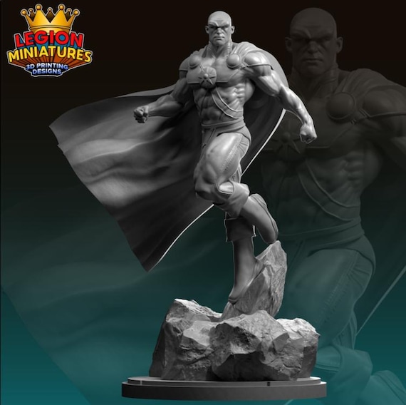 Martian Manhunter DC, Hero, RPG Resin Model Kit, 3D Printed, Highly detailed, By Legion miniatures, 40mm-75mm