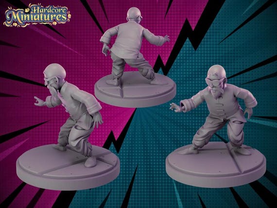 Master Roshi, Dragon Ball Z, RPG Resin 3D Printed, Hardcore Miniatures, Marvel Crisis Protocol, 35mm, 40mm, 70mm or 1/16th