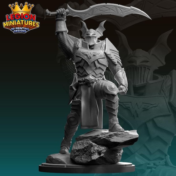 Merciless, DC, RPG Resin Model Kit, 3D Printed, Highly detailed, Legion miniatures Sculpts, 40mm or 75mm, Marvel Crisis Protocol
