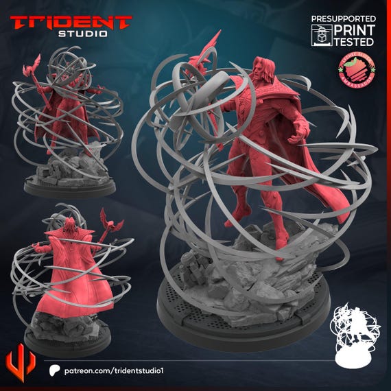 Adam Warlock Rivals, Marvel RPG Resin Model Kit, 3D Printed, Highly detailed, By Trident Studios, Marvel Crisis Protocol, 40mm or 70mm