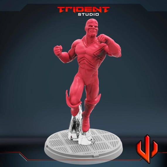 Captain Britain, Marvel RPG Resin 3D Printed, Legion Miniatures, Marvel Crisis Protocol, 35mm, 40mm, 70mm or 1/16th