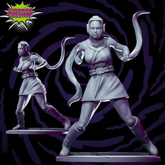 Kamala Kang, Infinity Warps, Marvel, RPG Resin 3D Printed, Hardcore Miniatures, Marvel Crisis Protocol, 35mm, 40mm, 70mm or 1/16th