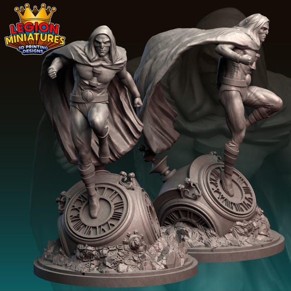 Hourman DC, Hero, RPG Resin Model Kit, 3D Printed, Highly detailed, By C27 miniatures Sculpts, Authorised Seller, 40mm-75mm