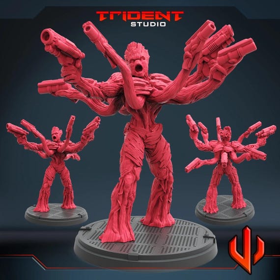 Groot Guardians of the Galaxy, Marvel RPG Resin Model Kit, 3D Printed, By Trident Studios, Marvel Crisis Protocol, 40mm or 70mm