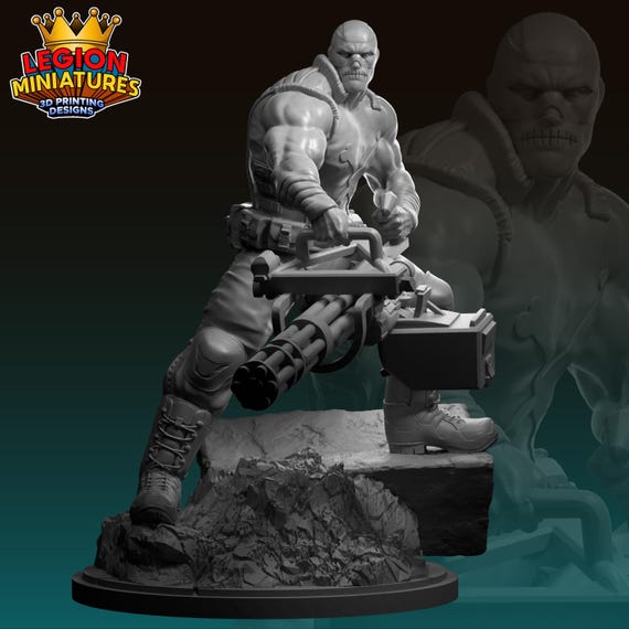 Crossbones, Marvel RPG Resin Model Kit, 3D Printed, Highly detailed, By Legion miniatures Sculpts, 40mm