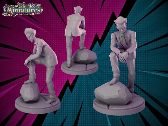 Tournament Host, Dragon Ball Z, RPG Resin 3D Printed, Hardcore Miniatures, Marvel Crisis Protocol, 35mm, 40mm, 70mm or 1/16th