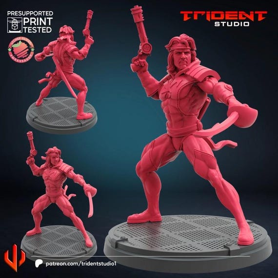 Corsair, Marvel RPG Resin Model Kit, 3D Printed, Highly detailed, By Trident Studios, Marvel Crisis Protocol, 40mm or 70mm