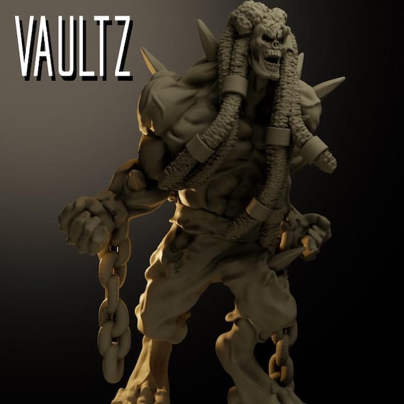 Deformed Abomination Zombie | HD Resin Print | Vaultz | Table Top | Apocalypse | Survival | Zona Alfa | Zombicide | 28mm or 32mm