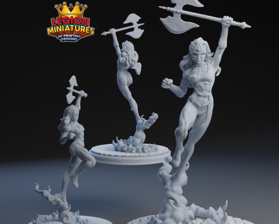 Star Shappire, DC, Hero, RPG Resin Model Kit, 3D Printed, Highly detailed, By Legion miniatures Sculpts, Authorised Seller, 40mm