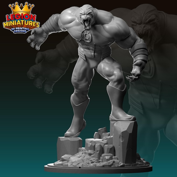 Arkillo, DC RPG Resin Model Kit, 3D Printed, Highly detailed, Legion miniatures Sculpts, 40mm or 75mm, Marvel Crisis Protocol