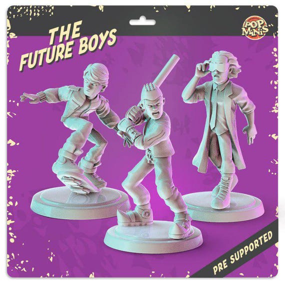Back to the Future, Movie RPG Resin Model Kit, 3D Printed, Highly detailed, By Popminis, 40mm