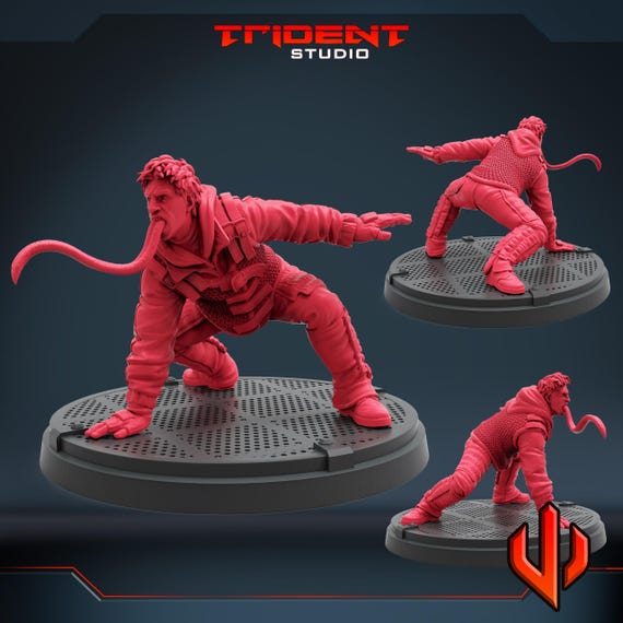 Toad 2000 X-Men, Marvel RPG Resin Model Kit, 3D Printed, Highly detailed, By Trident Studios, Marvel Crisis Protocol, 40mm or 70mm