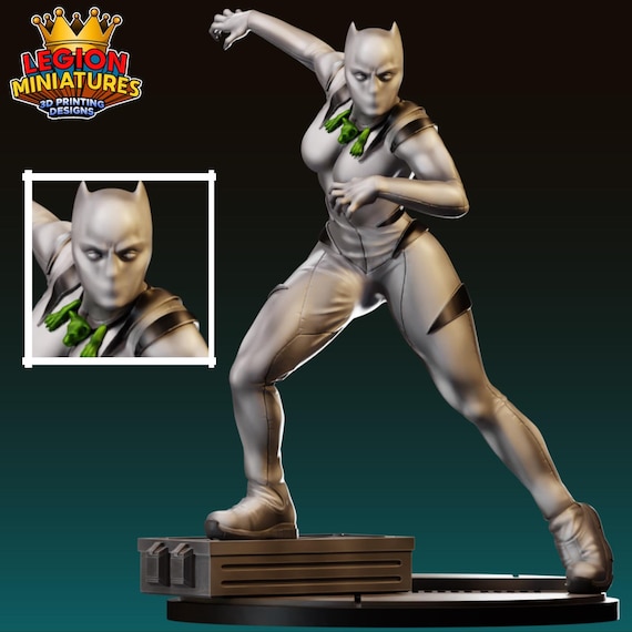 White Tiger, Marvel, RPG Resin Model Kit, 3D Printed, Highly detailed, By Legion miniatures Sculpts, 35mm, 40mm, 75mm or 1/16th