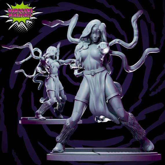 Voodoo Wildcats, Image Comics, RPG Resin 3D Printed, Hardcore Miniatures, Marvel Crisis Protocol, 35mm, 40mm, 70mm or 1/16th