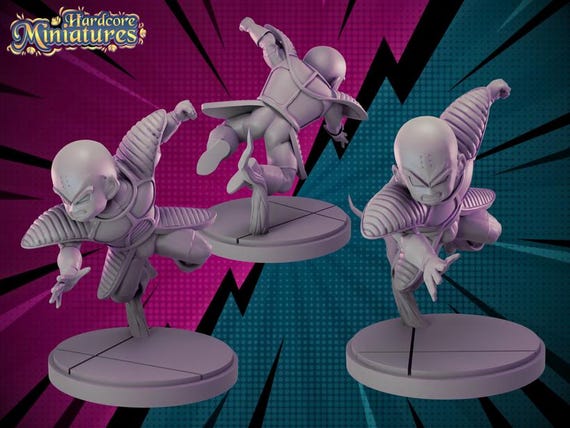 Krillin, Dragon Ball Z, RPG Resin 3D Printed, Highly detailed, Hardcore Miniatures, Marvel Crisis Protocol, 35mm, 40mm, 70mm or 1/16th