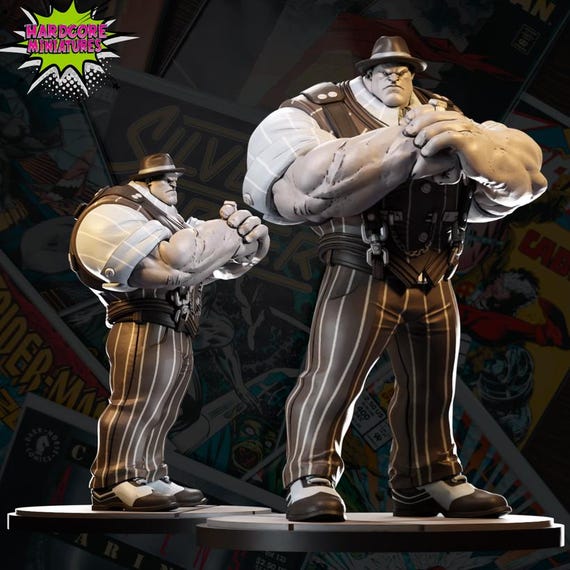Joe Fixit, Rivals, RPG Resin 3D Printed, Hardcore Miniatures, Marvel Crisis Protocol, 35mm, 40mm, 70mm or 1/16th