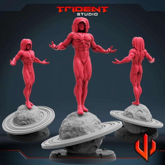 Living Tribunal, Marvel RPG Resin Model Kit, 3D Printed, Highly detailed, By Trident Studios, Marvel Crisis Protocol, 40mm or 70mm