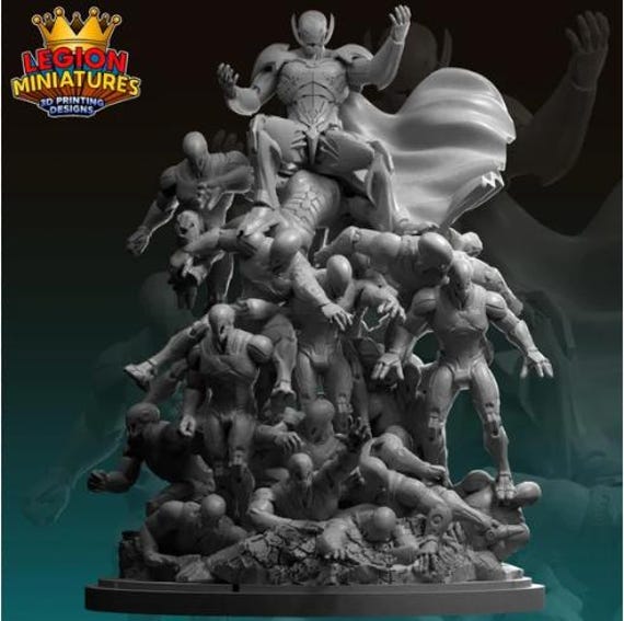 Ultron, Marvel RPG Resin Model Kit, 3D Printed, Highly detailed, By Legion miniatures Sculpts, 40mm or 75mm