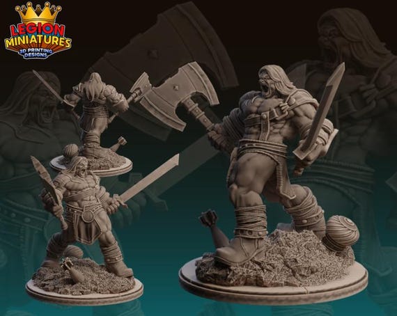 Skaar Son of Hulk, Marvel, RPG, Resin Model Kit, 3D Printed, Highly detailed, Legion miniatures, 40mm or 75mm, Marvel Crisis Protocol