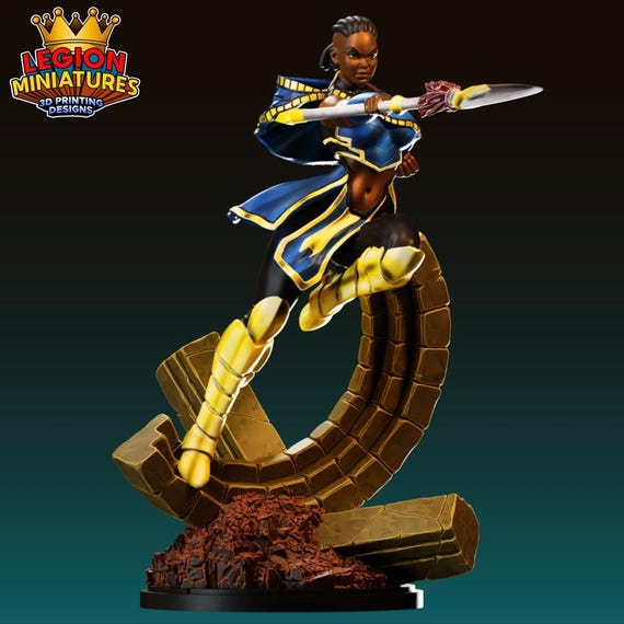 Ultimate Shuri, DC RPG Resin 3D Printed, Legion Miniatures, Marvel Crisis Protocol, 35mm, 40mm, 75mm or 1/16th