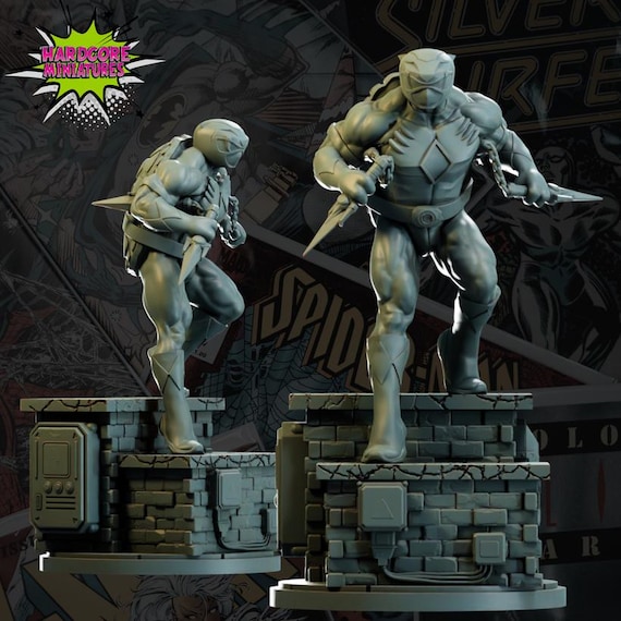 Michelangelo Ranger, TMNT, Power Rangers, RPG Resin 3D Printed, Hardcore Miniatures, Marvel Crisis Protocol, 35mm, 40mm, 70mm or 1/16th