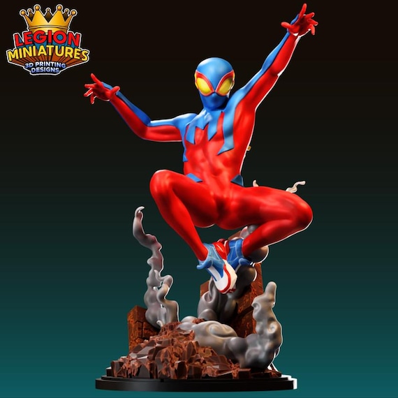 Spiderboy, DC RPG Resin 3D Printed, Legion Miniatures, Marvel Crisis Protocol, 35mm, 40mm, 75mm or 1/16th