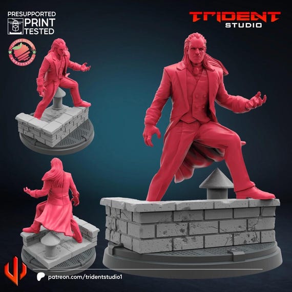 Morlun, Marvel RPG Resin Model Kit, 3D Printed, Highly detailed, By Trident Studios, Marvel Crisis Protocol, 40mm or 70mm
