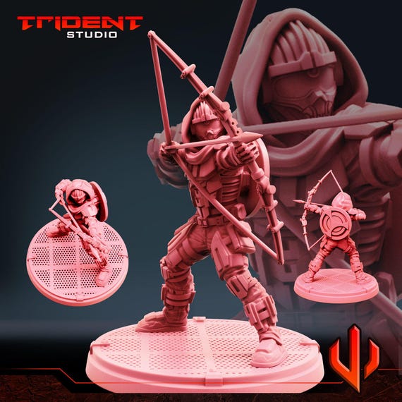 TASK MASTER 2021, Marvel RPG Resin Model Kit, 3D Printed, Highly detailed, By Trident Studios, Marvel Crisis Protocol, 40mm or 70mm