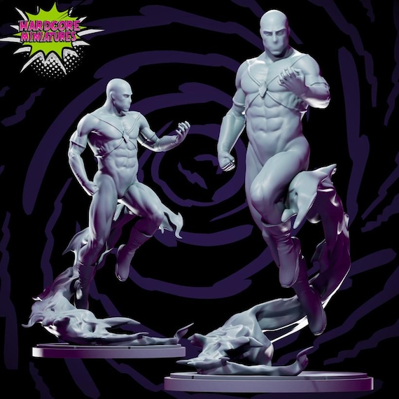 Doctor Spectrum, Marvel, RPG Resin 3D Printed, Highly detailed, Hardcore Miniatures, Marvel Crisis Protocol, 35mm, 40mm, 70mm, 1/16th