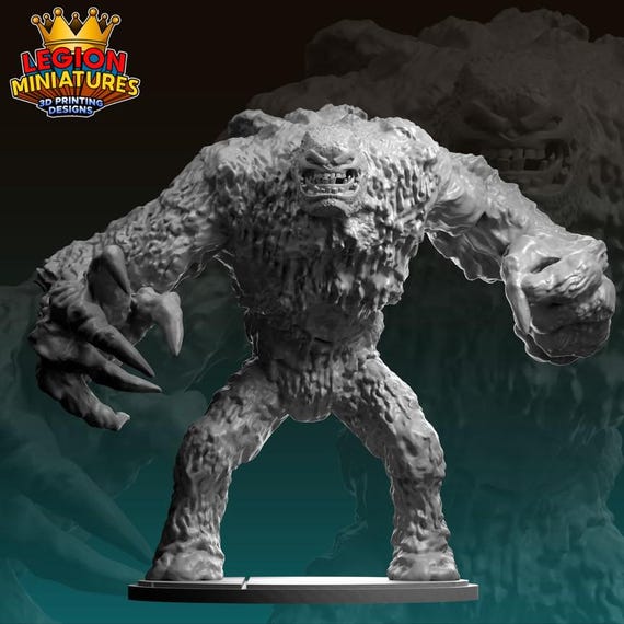 Clayface, DC, Hero, RPG Resin Model Kit, 3D Printed, Highly detailed, By Legion miniatures Sculpts, Authorised Seller, 40mm