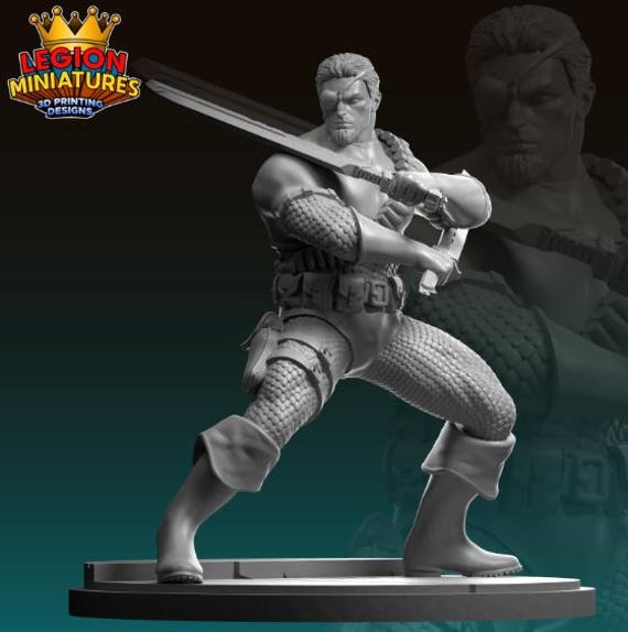 Death stroke DC, Hero, RPG Resin Model Kit, 3D Printed, Highly detailed, By C27 miniatures Sculpts, Authorised Seller, 40mm-75mm