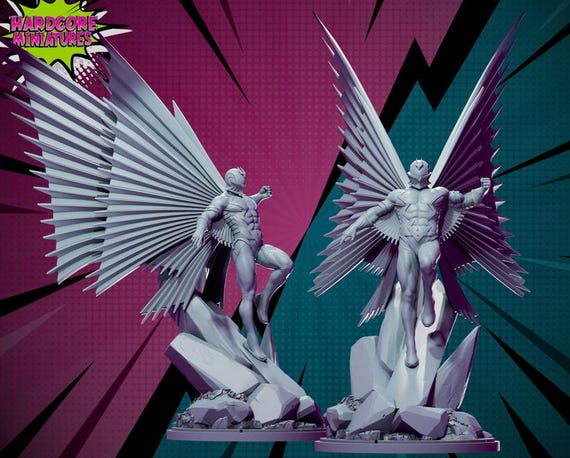 Black Bolt, Marvel, RPG Resin 3D Printed, Highly detailed, Hardcore Miniatures, Marvel Crisis Protocol, 35mm, 40mm, 70mm