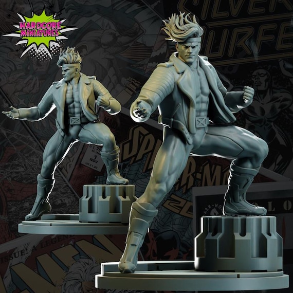 Rogue, Gender Bender, Marvel, RPG Resin 3D Printed, Hardcore Miniatures, Marvel Crisis Protocol, 35mm, 40mm, 70mm or 1/16th
