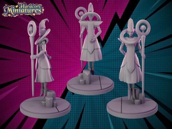 Whis, Dragon Ball Z, RPG Resin 3D Printed, Hardcore Miniatures, Marvel Crisis Protocol, 35mm, 40mm, 70mm or 1/16th