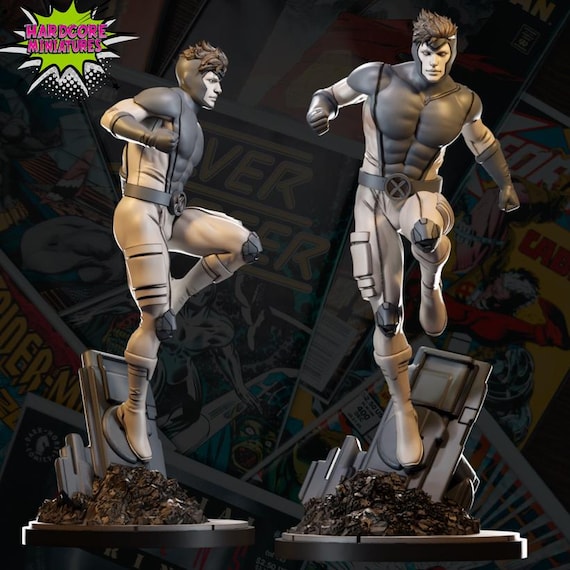 Jean Grey gender swap, Marvel, RPG Resin 3D Printed, Hardcore Miniatures, Marvel Crisis Protocol, 35mm, 40mm, 70mm or 1/16th