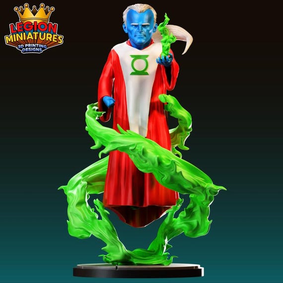 Ganthet, DC RPG Resin 3D Printed, Legion Miniatures, Marvel Crisis Protocol, 35mm, 40mm, 75mm or 1/16th