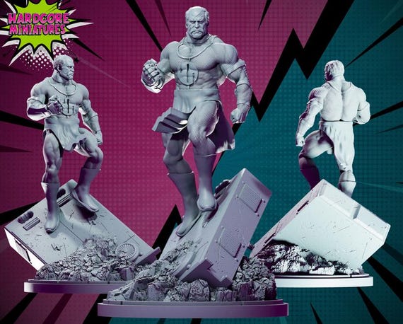Conquest, Invincible, Image Comics, RPG Resin 3D Printed, Hardcore Miniatures, Marvel Crisis Protocol, 35mm, 40mm, 70mm or 1/16th