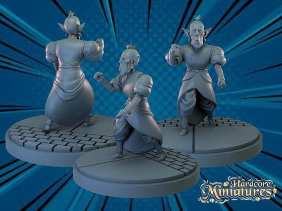 Elder Kai, Dragon Ball Z, RPG Resin 3D Printed, Highly detailed, Hardcore Miniatures, Marvel Crisis Protocol, 35mm, 40mm, 70mm or 1/16th
